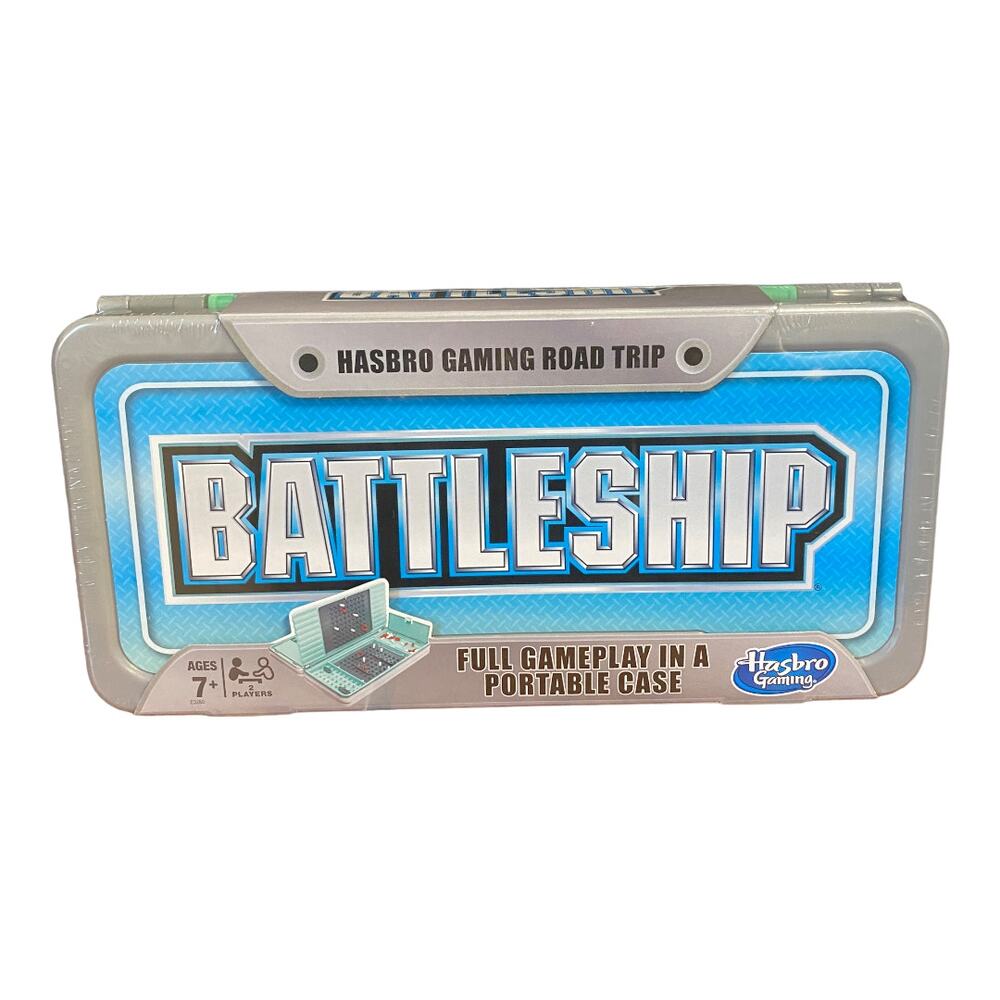 Hasbro Battleship Gaming Road Trip Series Full Gameplay Portable Case New Gift